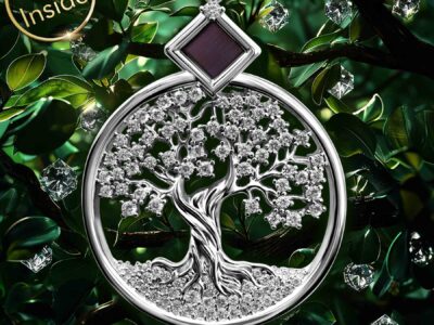 Bible Inspired Jewelry Elegant Pendant with New Testament Inside by My Nano Jewelry